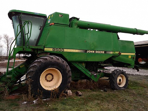 John Deere 9500 ремонт насоса хода